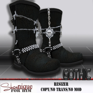 16 - Gothic Mens Boots