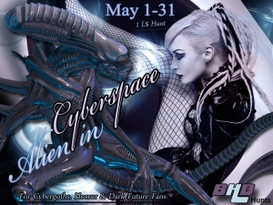 Alien in Cyberspace Hunt Poster