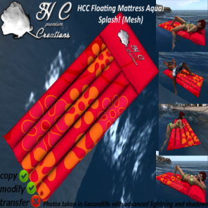 20) HCC-Floating-Mattress-Aqua-Splash-(MESH)