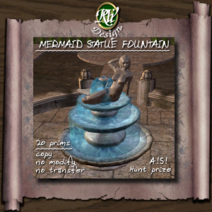 29) (RVi Design) Mermaid Statue Fountain_A!S! prize