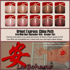 CH 09) La Boheme OrientExpress Prizes