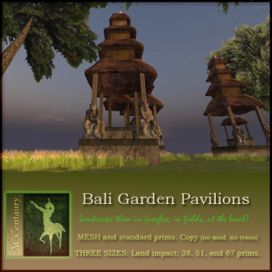 I 05) Bali Garden Pavilion poster 3