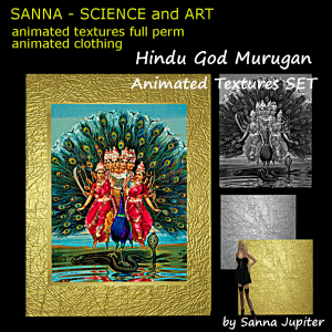 T 05) Picture Hindu God Murugan SET